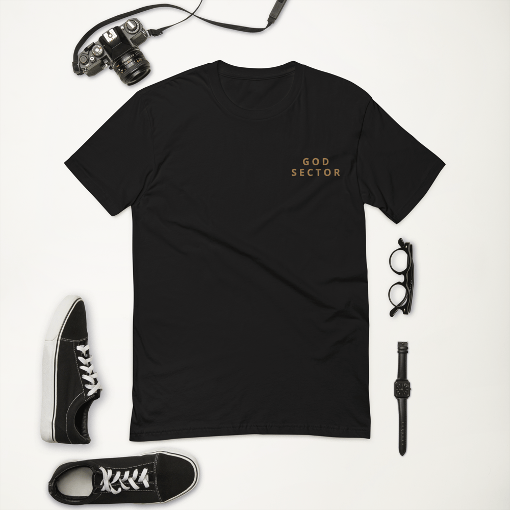 God Sector | Men's Fitted T-Shirt | Embroidered