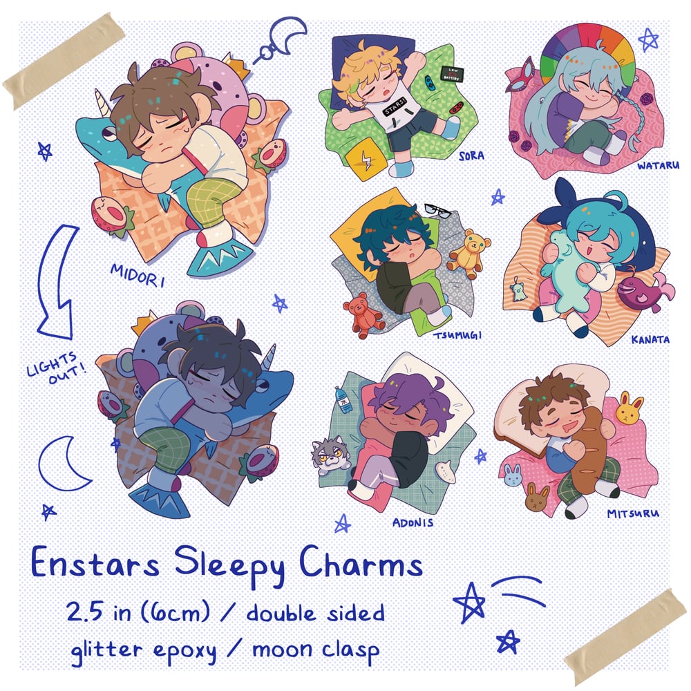 2.5" Enstars Sleeping Charms