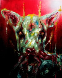 Image 1 of Cannibal lamb, original painting 