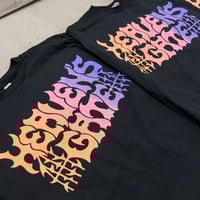 Image 3 of Split fountain logo tee