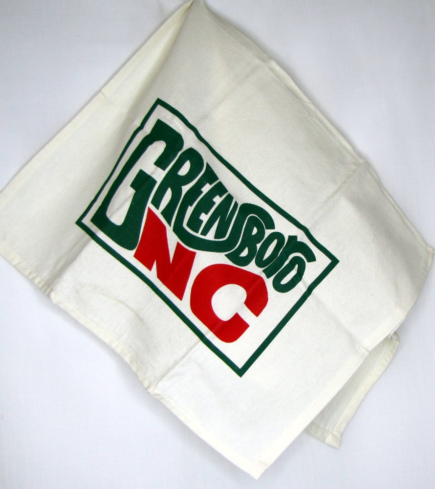 Image of Vintage Cola Logo Tea Towel