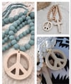 Mini Love Beads - PEACE SIGN