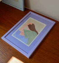 Image 2 of Shadow | Original A5 Illustration in Frame