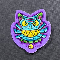 Creepy Kitty Sticker