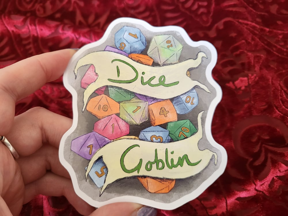 Image of Dice Goblin - Sticker