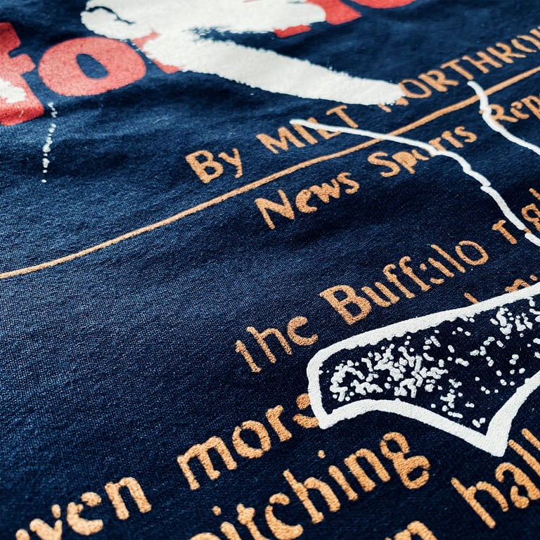 ‘No Hitter’ Tee - Navy Image 4