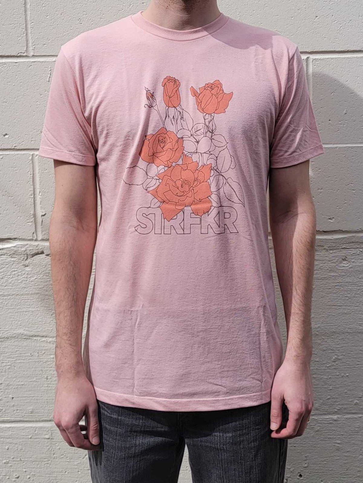 Image of Roses T-Shirt (Heather Peach)