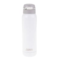 Image 1 of Oasis Stainless Steel Insulated Sports Bottle with Straw 500ml White