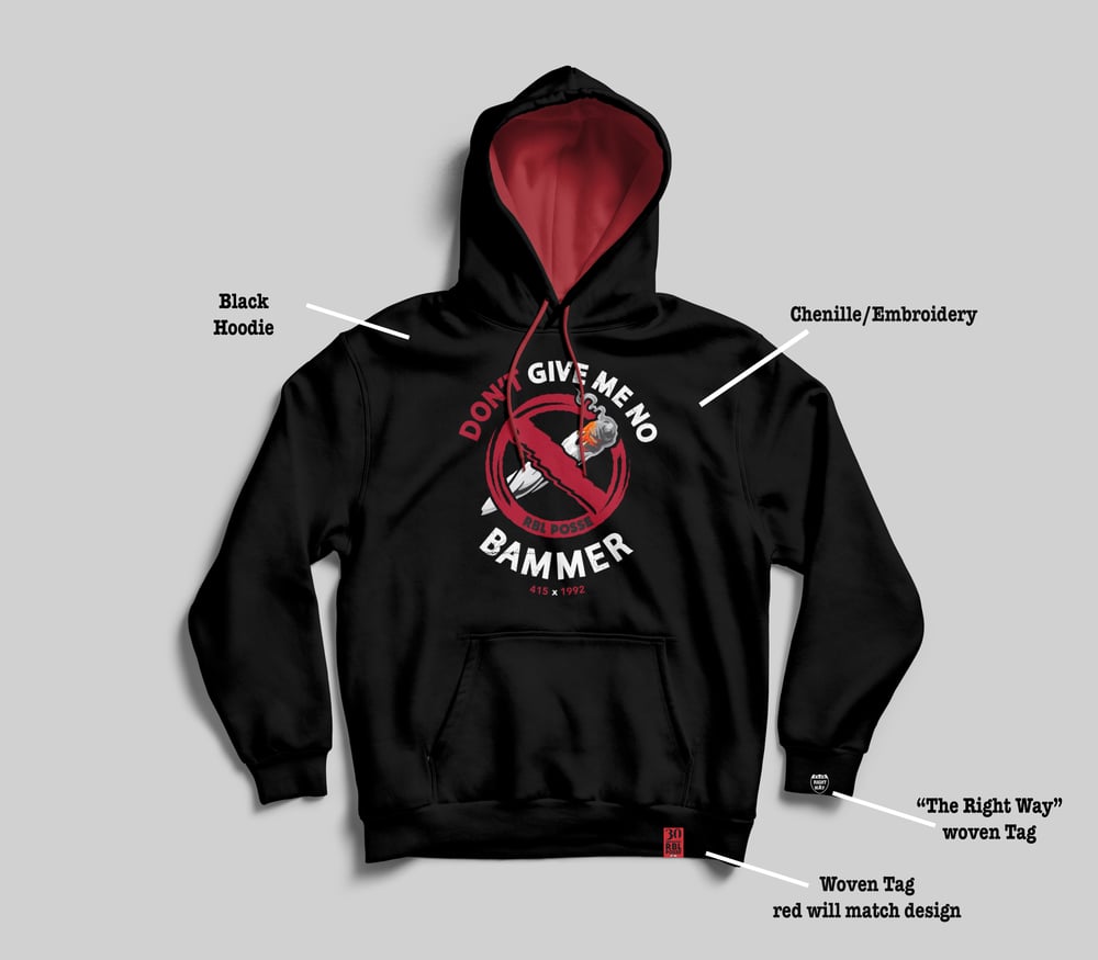 Image of No Bammer Hoodie (30th Anniversary Edition)