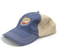 Image 2 of TEAM MEAT T-Bone Logo Patch Hat - Navy/Khaki