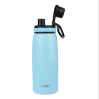 Image 2 of Oasis Stainless Steel Insulated Sports Bottle with Screw-Cap 780ml island Blue