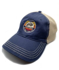 Image 1 of TEAM MEAT T-Bone Logo Patch Hat - Navy/Khaki