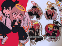 Image of CSM acrylic charm ( akiangel, angel devil, yoshiden )