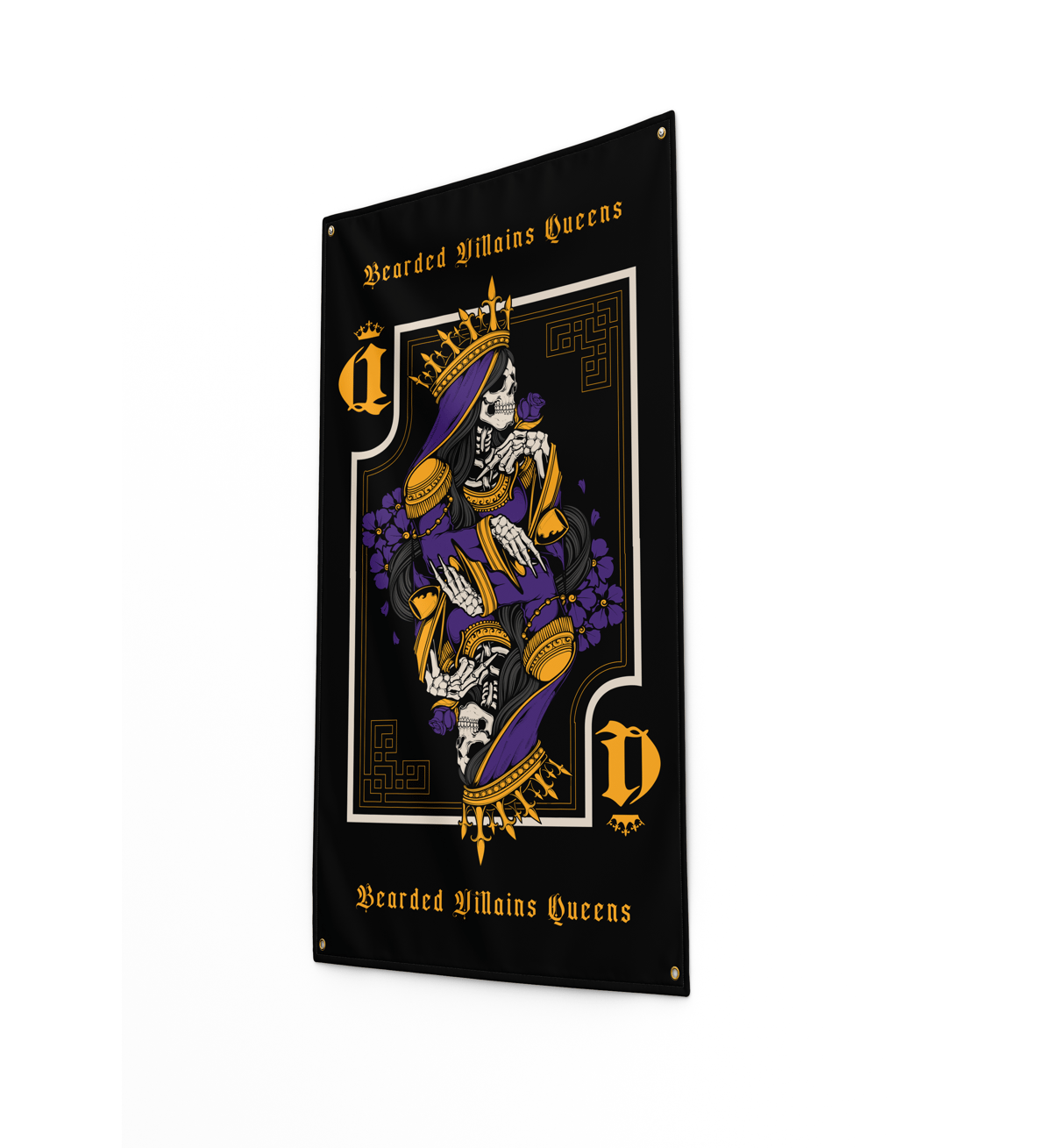 Image of Wall Flag - QUEEN CARD