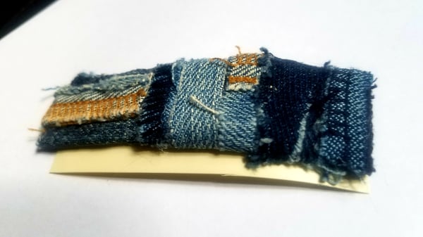 Image of Tasty Raw Edge Denim “Snappy Clip”