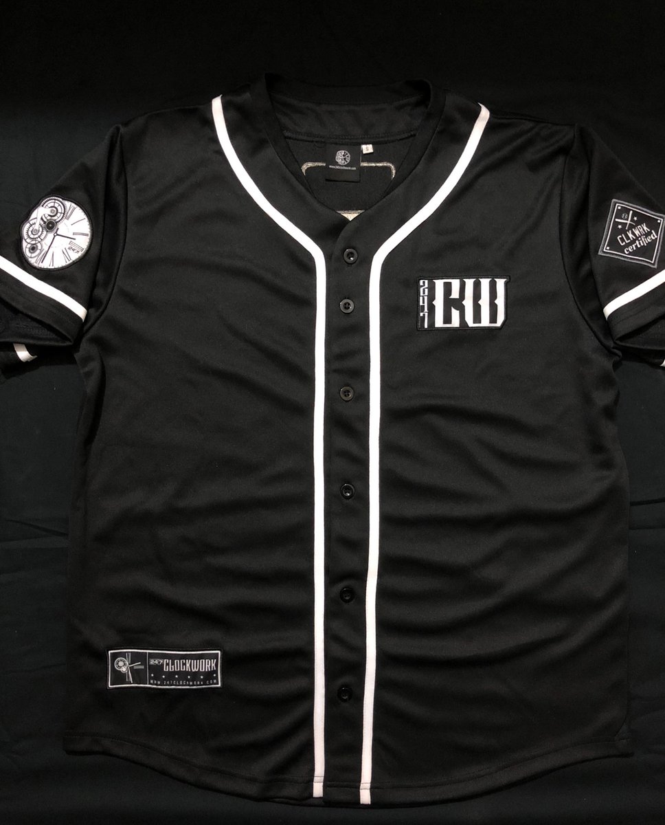 Baseball Jersey - White w/ Black Stripes *SALE FINAL*