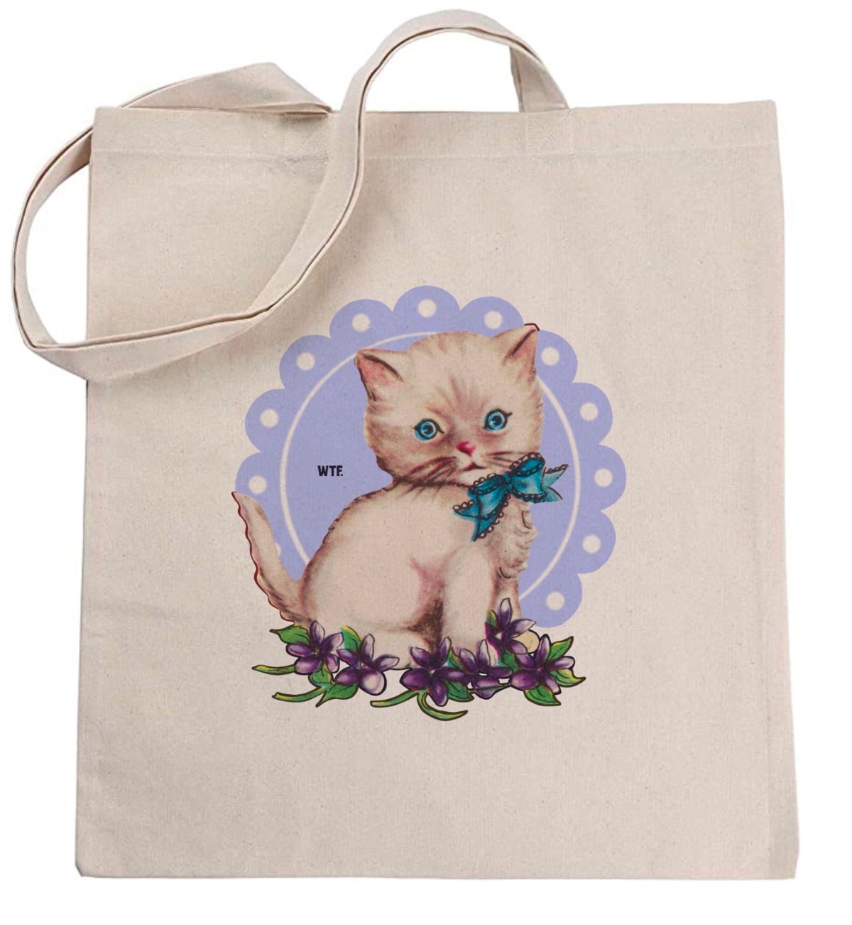 Image of WTF Kitten Tote Bag