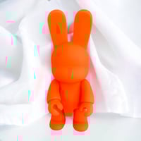 Image 2 of Qee Neon BuneeQ Orange 8" DIY Glow In Dark