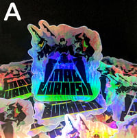 Image 2 of Holographic Mad Burnish Stickers