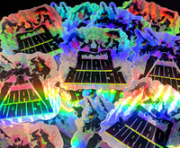 Image 4 of Holographic Mad Burnish Stickers