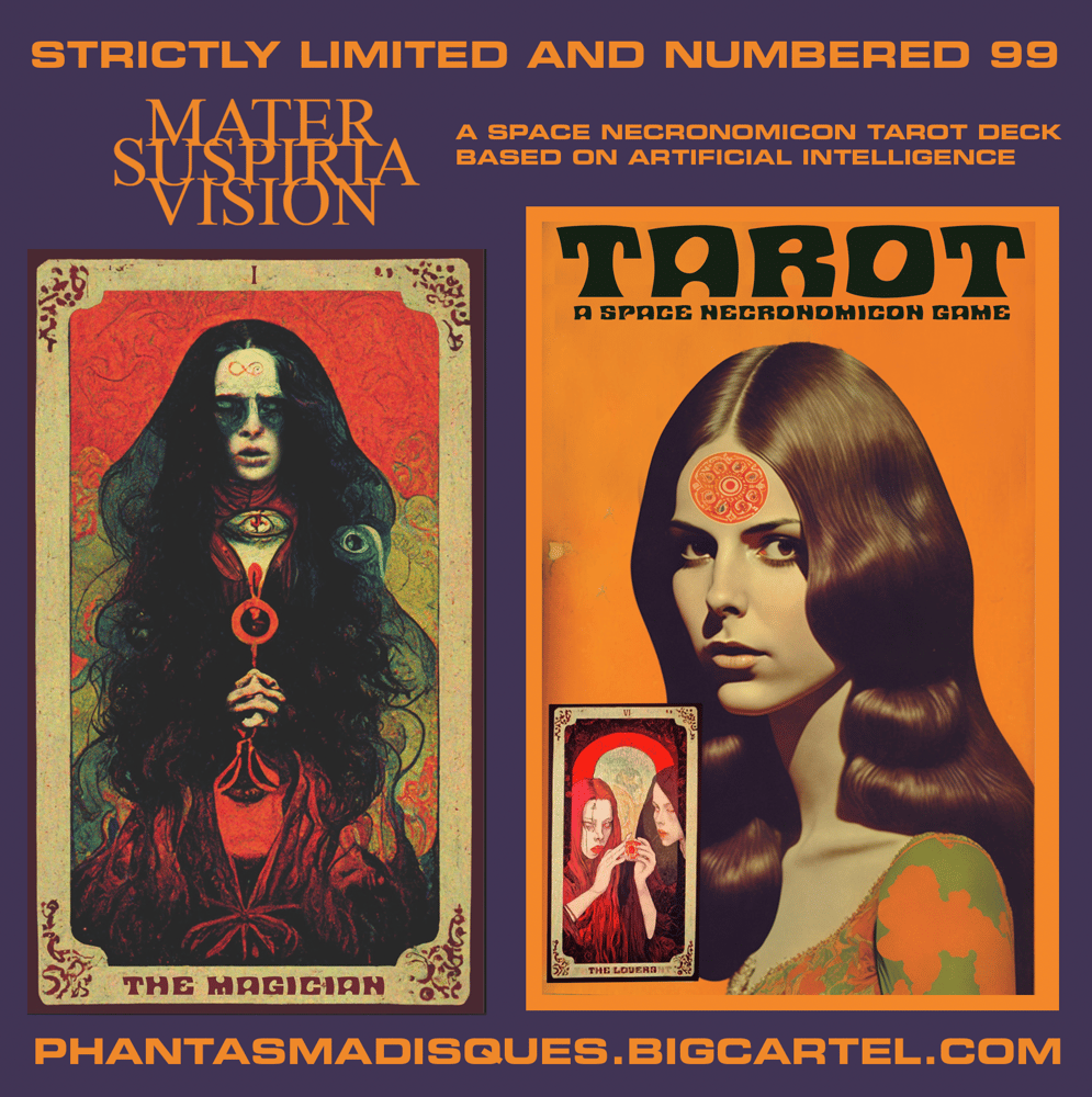 Image of THE MATER SUSPIRIA VISION SPACE NECRONOMICON  TAROT DECK