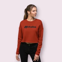 Image 2 of Fleece Crop Sweatshirt