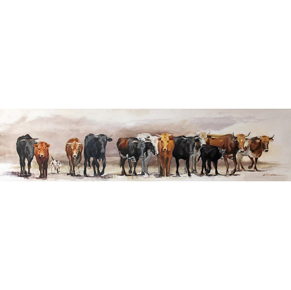 Image of Las Vacas de Oaxaca Print 