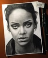 Rihanna Original Drawing