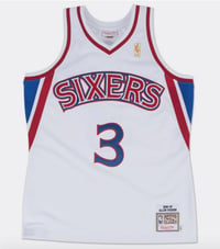 Image 1 of ALLEN IVERSON HARDWOOD CLASSICS THROWBACK SWINGMAN JERSEY