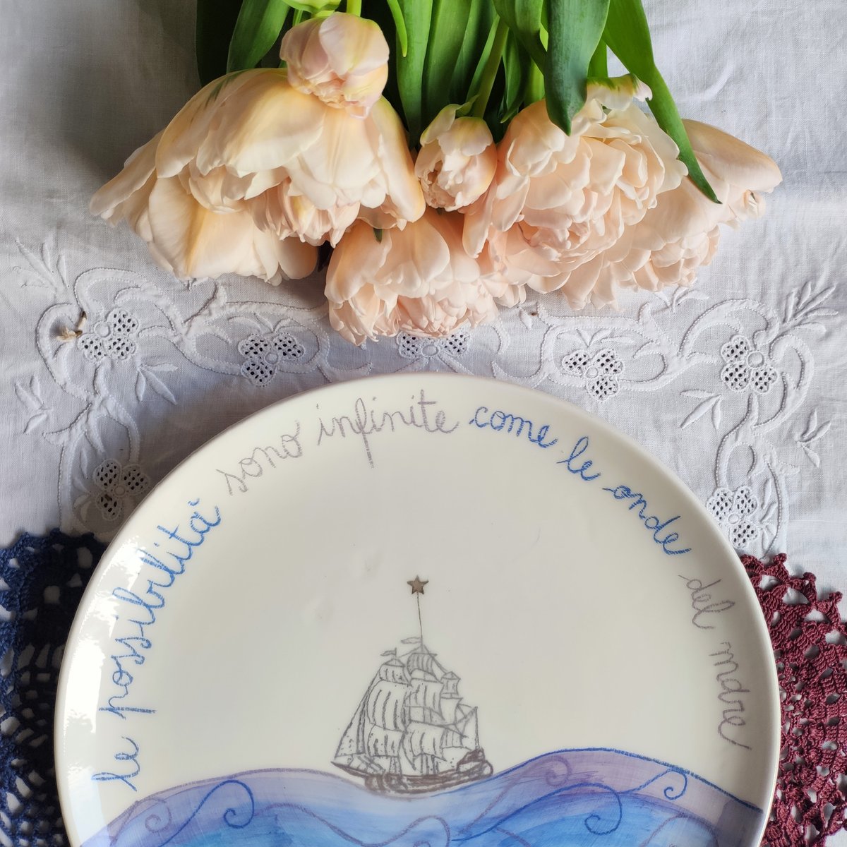 PIATTO - LE POSSIBILITÀ SONO INFINITE COME LE ONDE DEL MARE