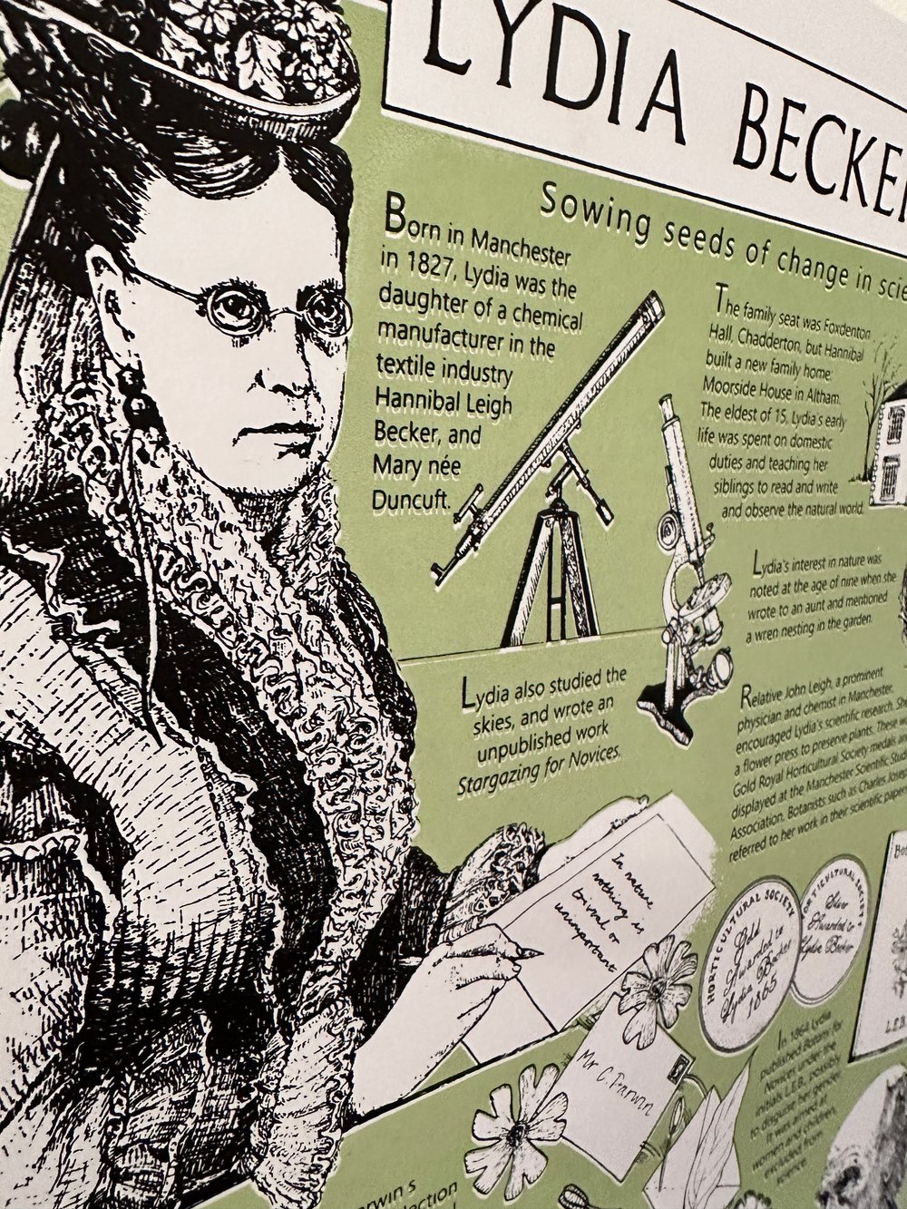 Image of A2 The Lydia Becker Way screen print 