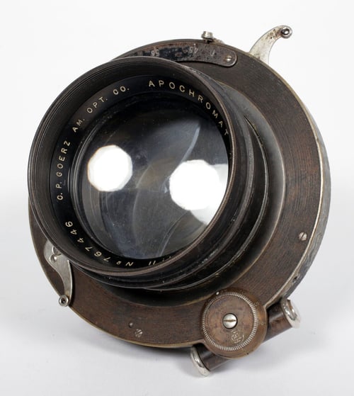 Image of Goerz Apo Artar 24" [610mm] F11 Lens in Compound shutter (covers 11X14+)