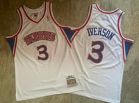 Image 2 of ALLEN IVERSON HARDWOOD CLASSICS THROWBACK SWINGMAN JERSEY