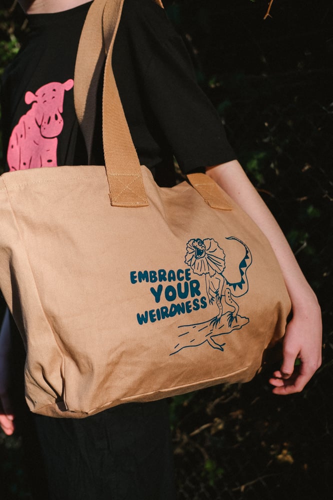 Image of EMBRACE YOUR WEIRDNESS heavy duty tote