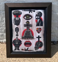 Image 1 of Munday Tattoo Flash Sheet 11”x14” (1-2019)