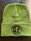 Army green logo beanie