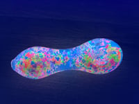 Image 5 of Rock-Star, Freezable Glitter Glass Pipe  Smoking Bowl  