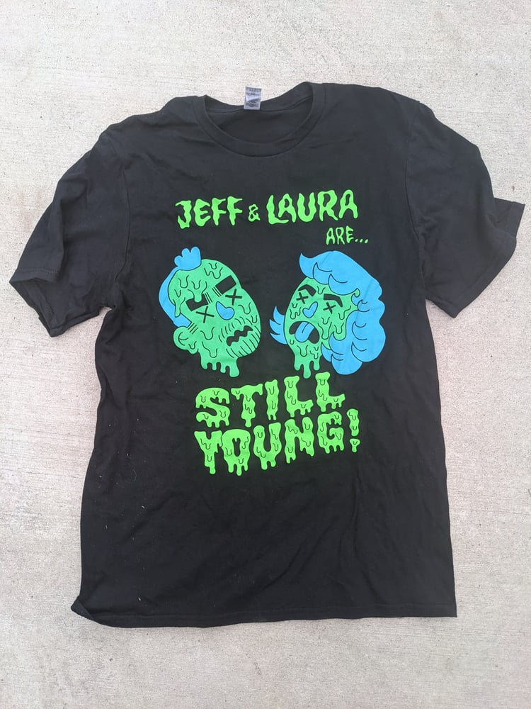 Image of Jeff and Laura Zombie tee