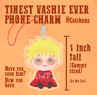 TRIGUN Tiniest Vashie Ever Phone Charm 