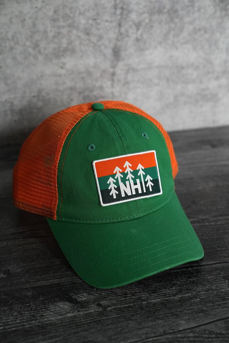 Image of NH Tree Logo hat Green/Orange