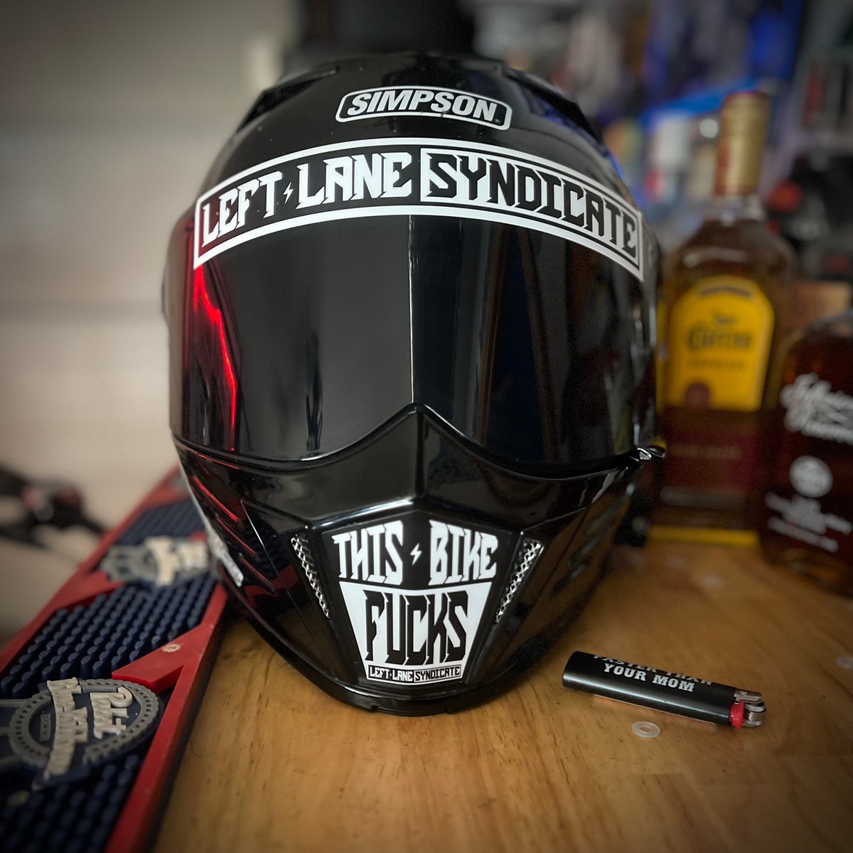 bike helmet fuck If You Touch My I'll Your Dog Motorcycle Sticker Fuck You You Fucking Fuck