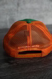 Image 2 of NH Tree Logo hat Green/Orange
