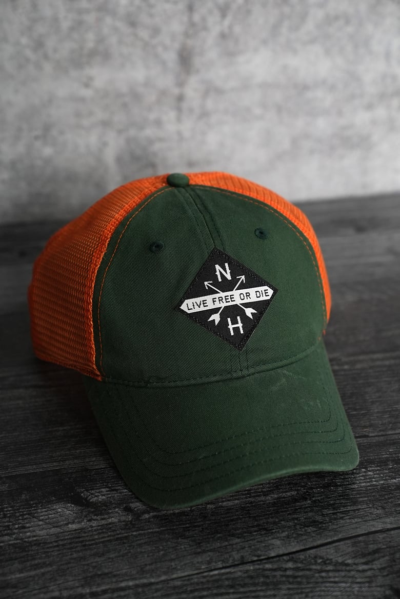 Image of Diamond Logo hat green/orange
