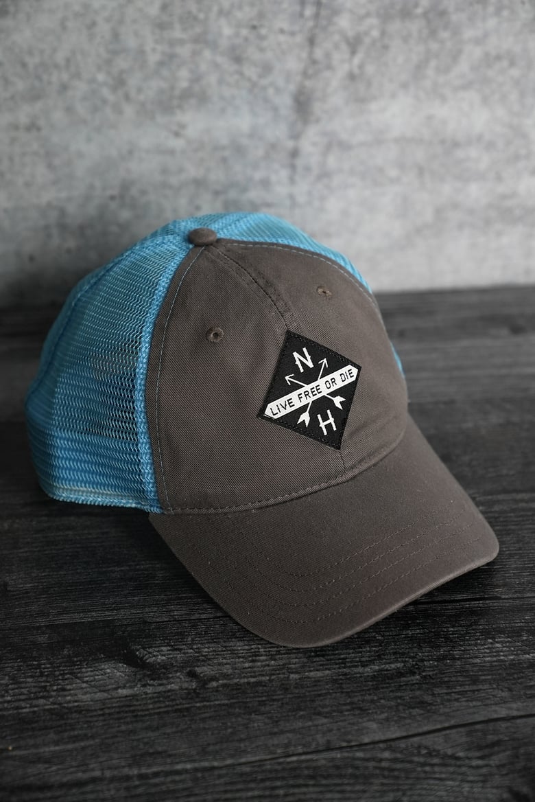 Image of Diamond Logo hat grey/blue