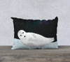 Baby Seal Accent Pillow (20"X14") - 'Star Gazing'