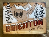 Snowy cap Brighton 13x18
