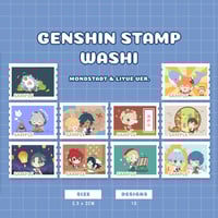 Image 1 of Genshin: Stamp Washi