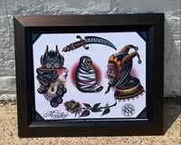 Image 1 of Munday Tattoo Flash Sheet 11”x14” (5-2018)