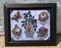 Image 1 of Munday Tattoo Flash Sheet 11”x14”  (4-2021)