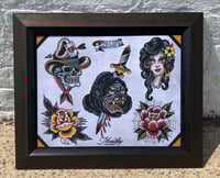 Image 1 of Munday Tattoo Flash Sheet 11”x14”  (5-2021)